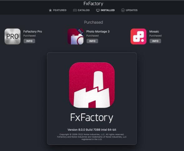 超强视觉特效FCPX/AE/PR/达芬奇插件包 FxFactory Pro 9.0.0 Mac全解锁版-1