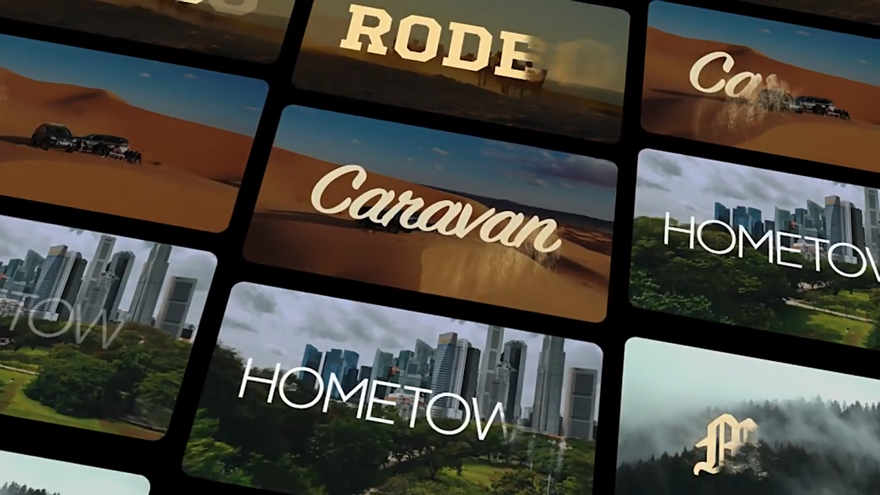 AE模板-粒子粉尘消散文字标题动画特效-1