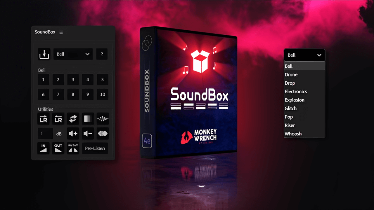 AE脚本-SoundBox 1.0.0 快速处理添加音效工具-1