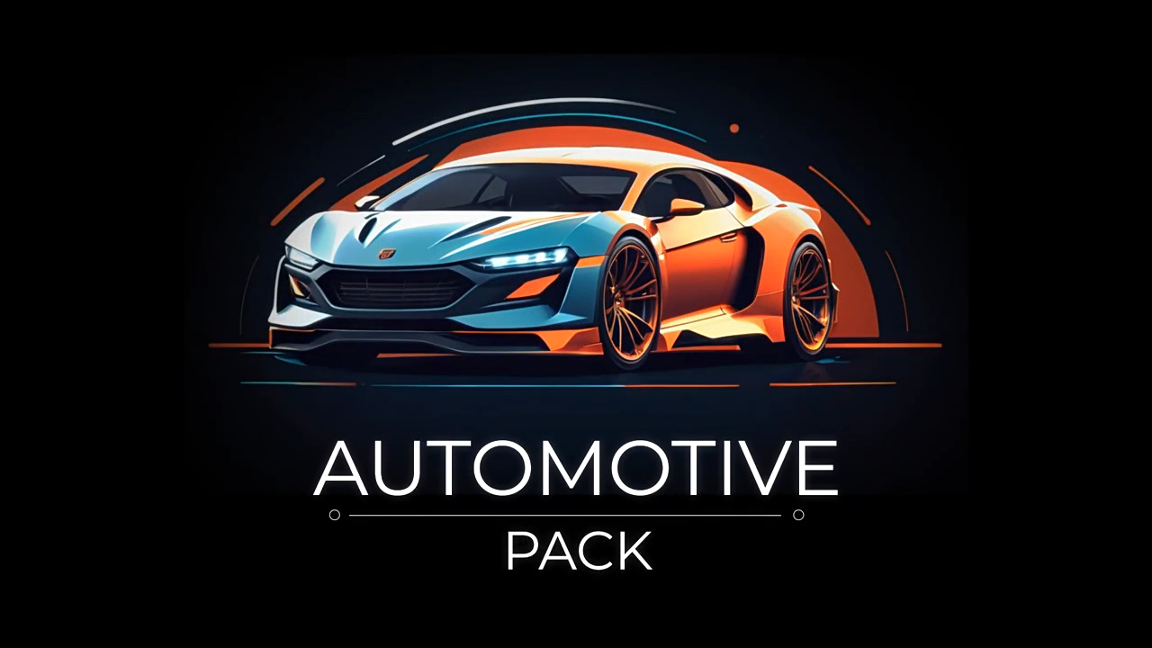 AE/PR模板-350组汽车相关元素动画包，科技感HUD+UI界面-1