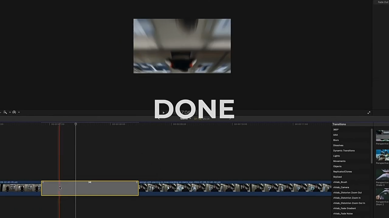 FCPX插件-40种流畅自然透视风格平移拉伸视频转场预设-1