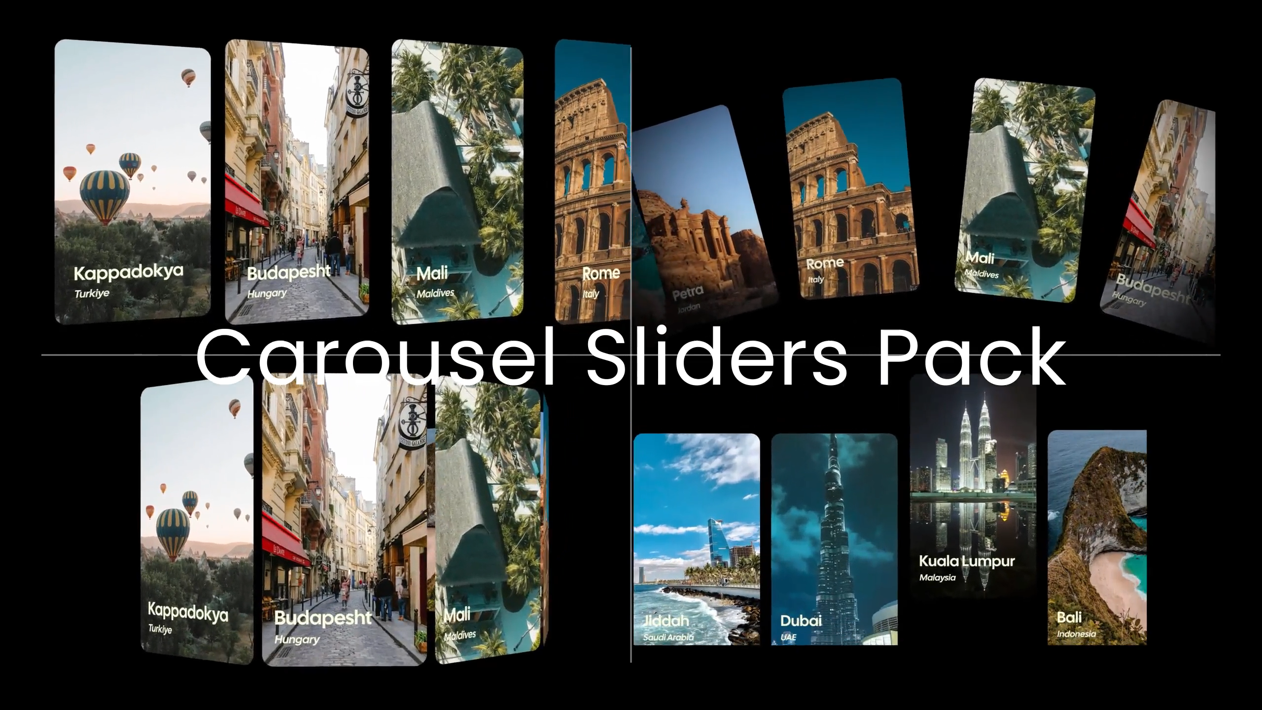 AE模板-动态幻灯画册展示和滑块画廊-1