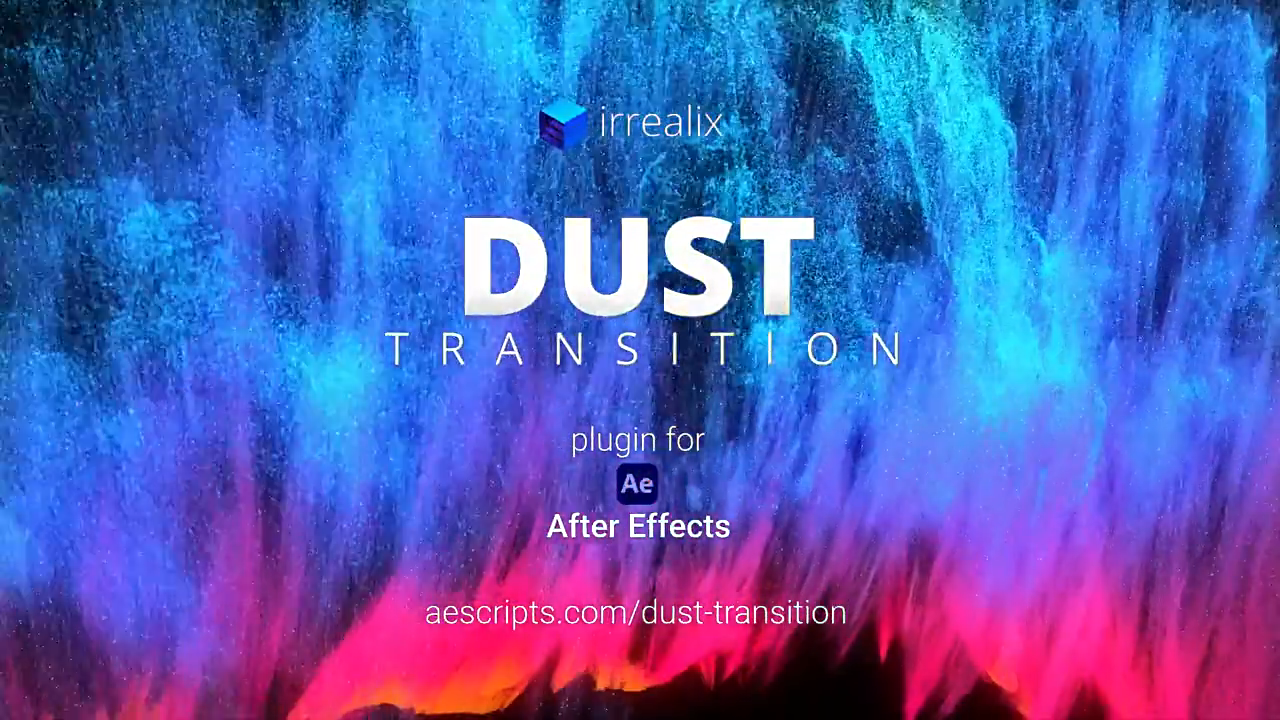 AE插件-粉尘粒子消散溶解转场过渡特效 Dust Transition V1.1.1 Win-1