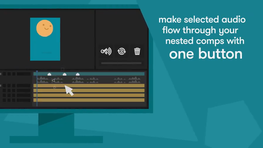 AE脚本-Universal Audio v1.9.4 嵌套多合成中直接预览主合成音乐脚本+使用教程-1