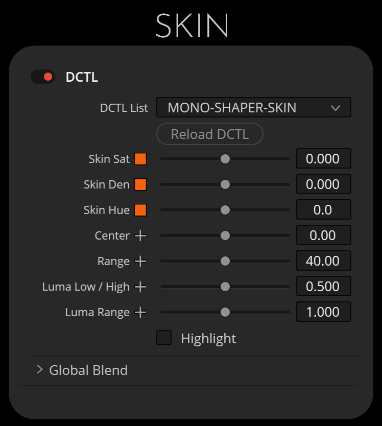 达芬奇预设：精确色彩调整DCTL调色节点预设 MonoNodes – Color Shaper v1.1 for Davinci Resolve-1