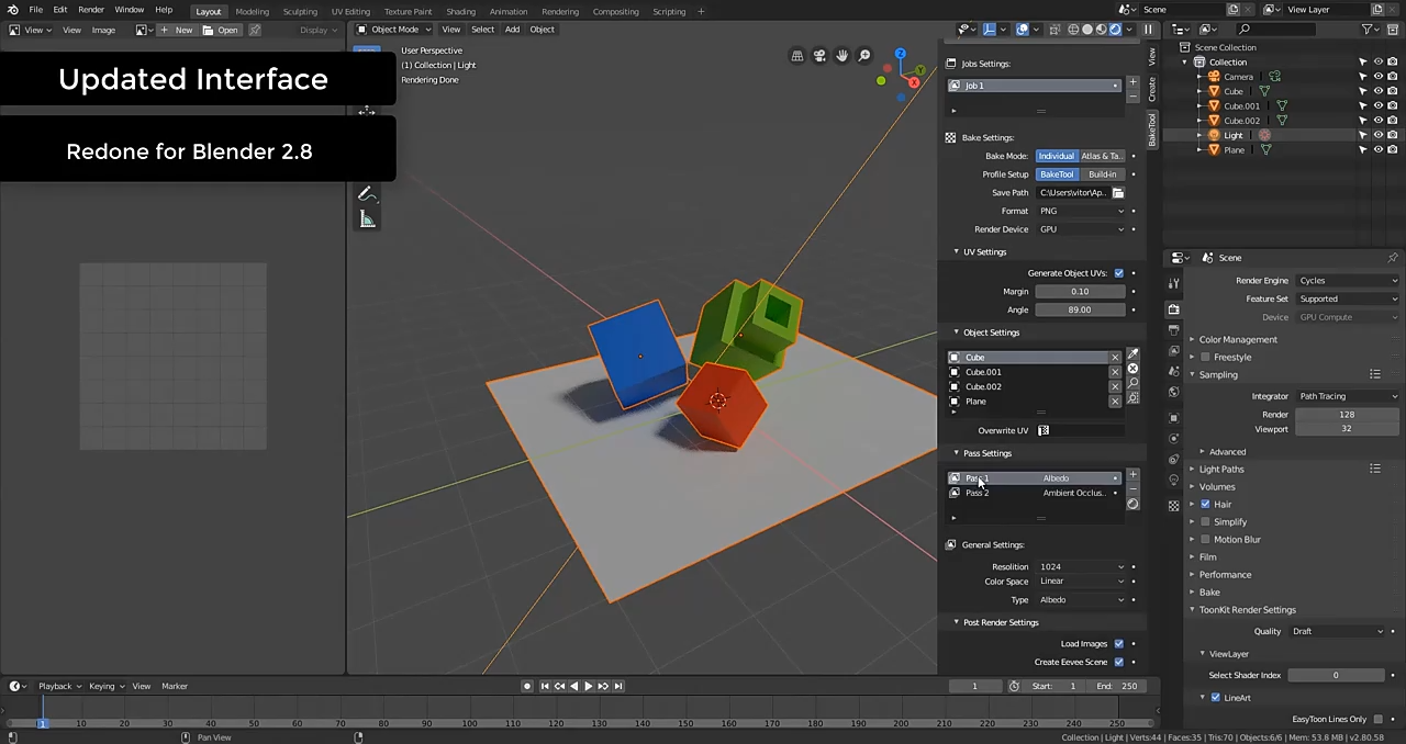 Blender插件-Baketool V2.6.0烘焙渲染工具-1 Blender插件-Baketool V2.6.0烘焙渲染工具-1