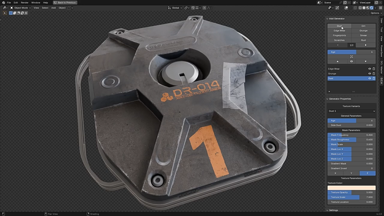 Blender插件-Decal Master V2.0.7自定义标签贴花装饰纹理效果+预设库 含使用教程-1