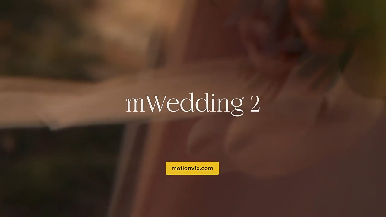 达芬奇插件-婚礼视频剪辑字幕条标题特效转场工具包 mWedding 2-1
