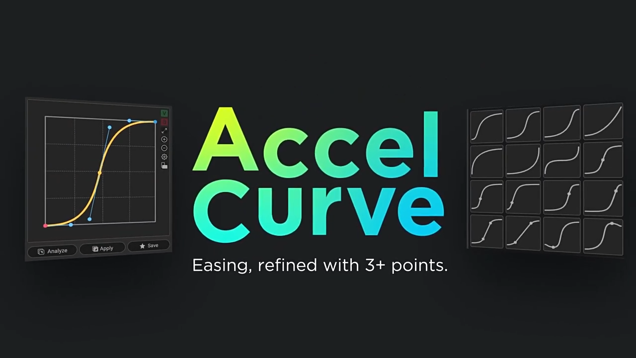 AE脚本-AccelCurve v1.0.0缓入缓出高级缓动曲线脚本预设 含使用教程-1 AE脚本-AccelCurve v1.0.0缓入缓出高级缓动曲线脚本预设 含使用教程-1