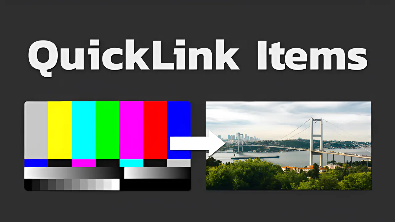 【AE插件】QuickLink Items v1.6 快速查找AE项目中丢失素材-1