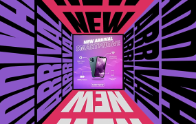 AE/PR模板-三维盒子内部空间翻转展示图文介绍动画