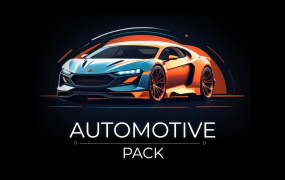 AE/PR模板-350组汽车相关元素动画包，科技感HUD+UI界面