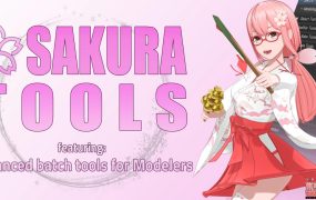 Blender插件-Sakura Tools v1.0.5多功能批量操作实用工具包