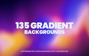 PR模板-135种颜色渐变模糊朦胧背景动画