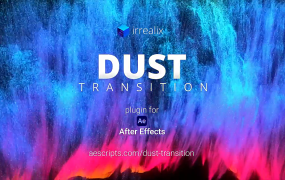 AE插件-粉尘粒子消散溶解转场过渡特效 Dust Transition V1.1.1 Win