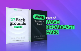 AE模板-27种时尚简洁图形渐变流动背景动画