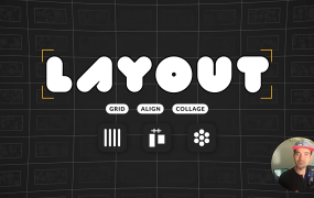 AE脚本-网格锚点对齐分布工具 Layout v1.0.3 含使用教程