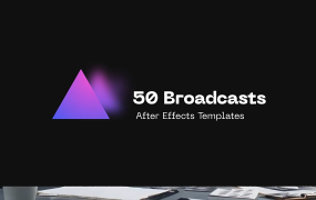 AE模板-50组图形幻灯标题包装动画预设