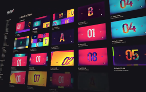 AE脚本-1000+个分屏展示模版+过渡转场预设动画