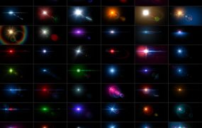 AE脚本-镜头光晕耀斑光效 Light Flares V1.0.0 含使用教程
