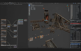 Blender插件-BAM Blender Automat V1.2.0一键批量生成材质工具