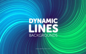 22组创意彩色动态线条背景动画AE/PR模板/视频素材
