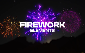 AE模板-过年喜庆烟花特效动画+带教程