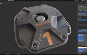 Blender插件-Decal Master V2.0.7自定义标签贴花装饰纹理效果+预设库 含使用教程