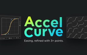 AE脚本-AccelCurve v1.0.0缓入缓出高级缓动曲线脚本预设  含使用教程