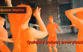 AE插件-Quick Matte V1.1.4 人工智能快速自动遮罩抠像背景清除插件Win/Mac