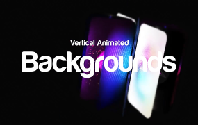 AE模板-34组竖屏抽象渐变粒子图形灯光秀风格背景动画