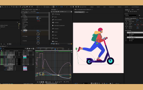 AE教程-使用Duik Angela脚本制作扁平化人物角色MG动画