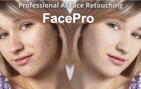 AE插件-FacePro v1.0.0 AI人脸修饰遮瑕美颜磨皮AE/PR插件